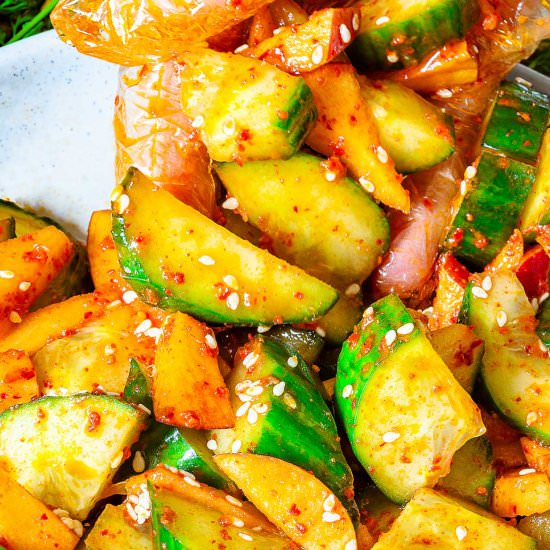 spicy cucmber salad