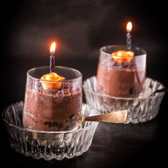Fluffy chocolate mousse