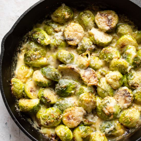 brussels sprouts gratin