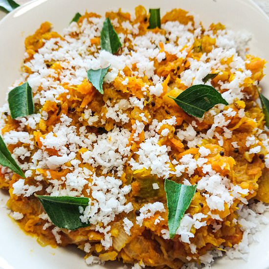 Mashed pumpkin