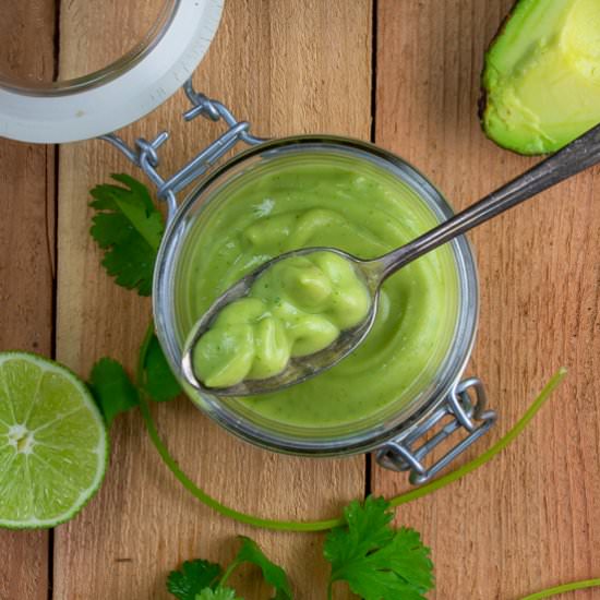 Creamy Avocado Lime Guac Dressing