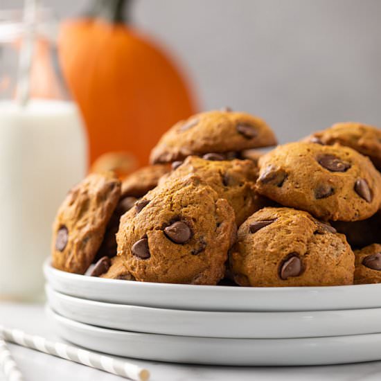 pumpkin chocolate chip cookies
