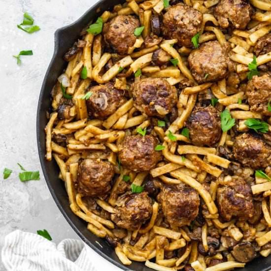 Salisbury Steak Skillet