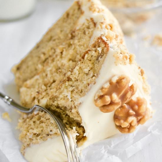 Maple Walnut Cake