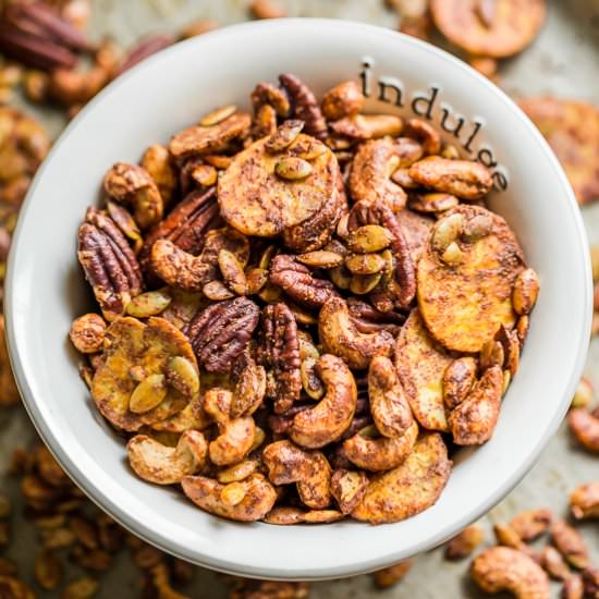 Paleo Honey Mustard Trail Mix