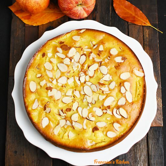 Kefir Olive Oil Cake Apples & Raisins