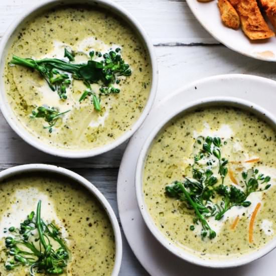 Habanero Broccolini Soup