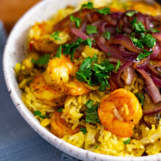 Shrimp Biryani