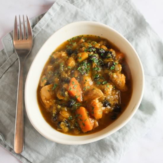 Chicken and Butternut Squash Stew