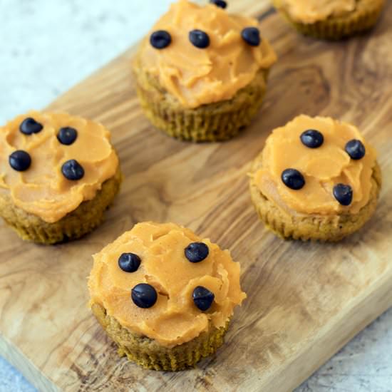 Healthy pumpkin muffins