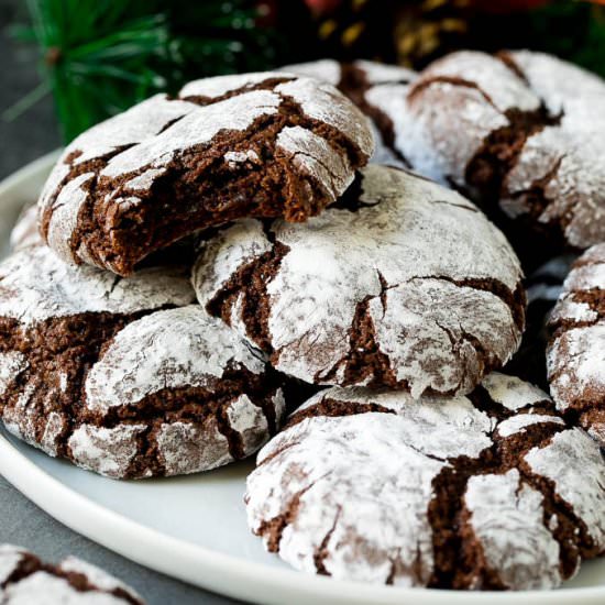 Chocolate Crinkle Cookies