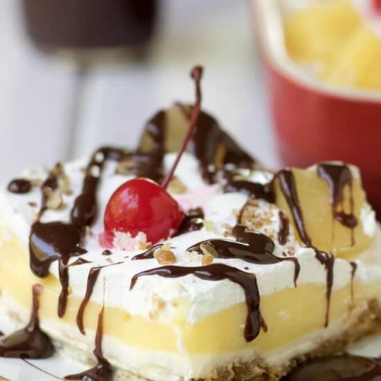 Banana Split Lush Dessert Recipe