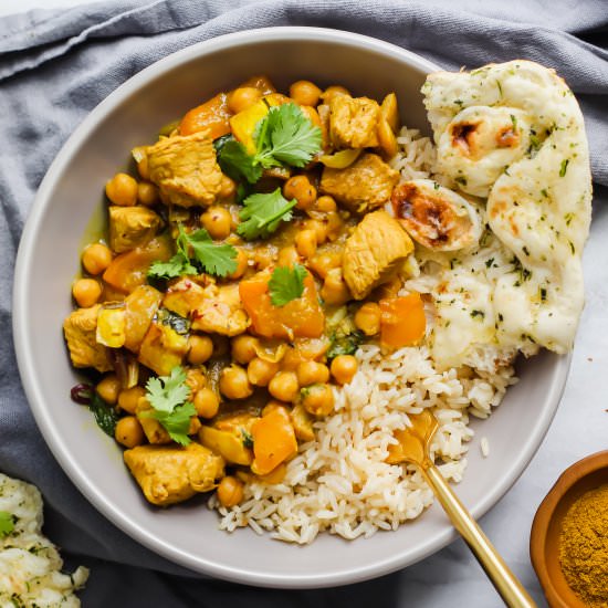 Chicken and Delicata Squash Curry