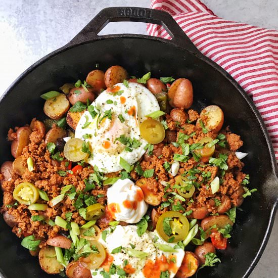 Roasted Potato Hash with Chorizo