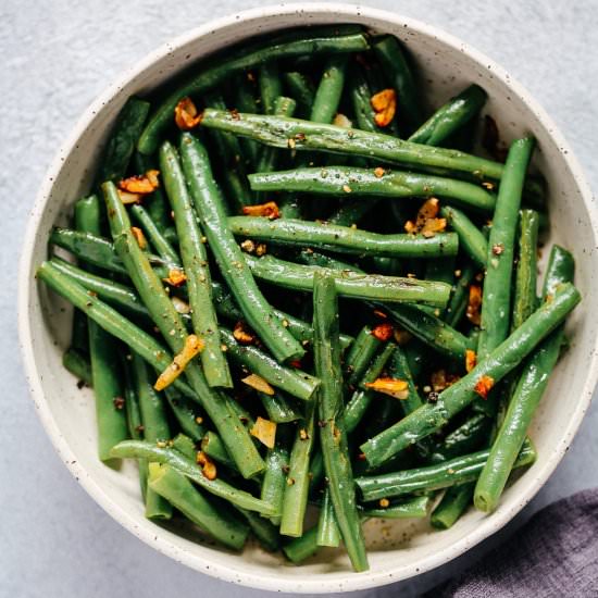 Garlic Butter Green Beans Recipe