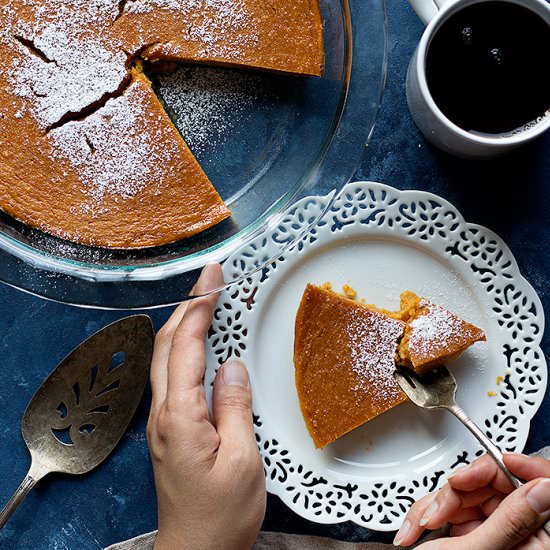 Easy Crustless Pumpkin Pie Recipe
