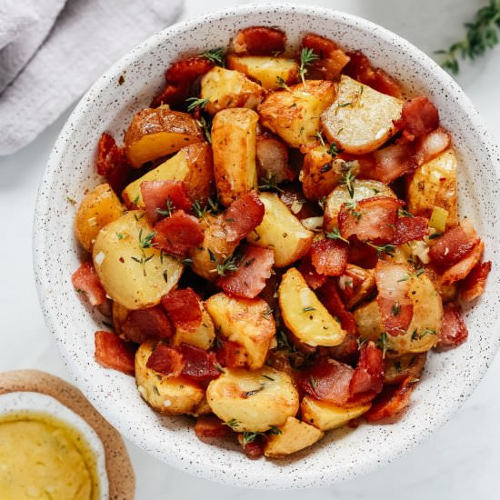 Easy Roasted Potato Salad
