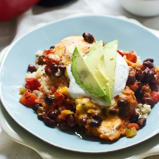 SMOTHERED MEXICAN CHICKEN