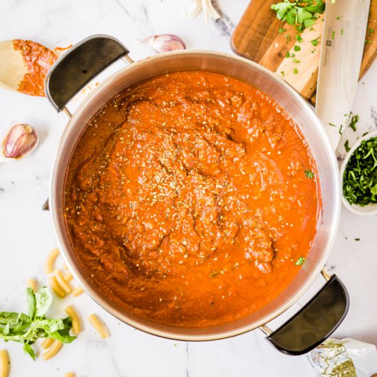 Nonni’s Easy Homemade Ragu Sauce