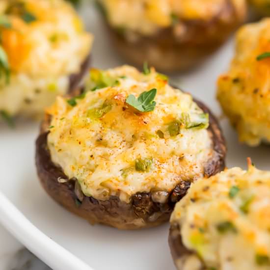 Crab Stuffed Mushrooms