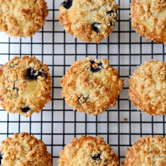 Best Blueberry Streusel Muffin