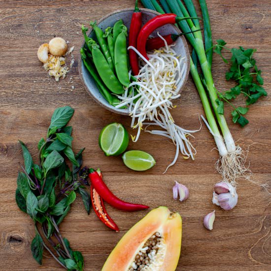 Asian Papaya Salad