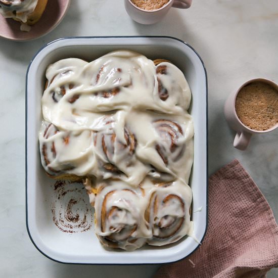 pumpkin cinnamon rolls
