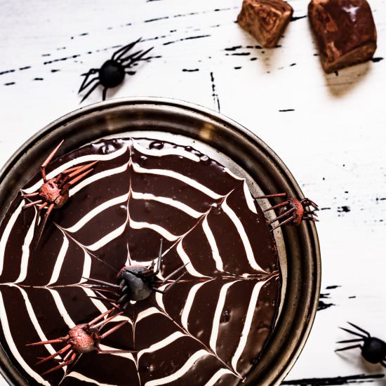 Halloween Cake with Mascarpone
