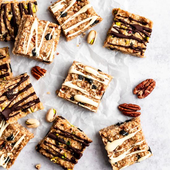 Cashew Butter Granola Bars