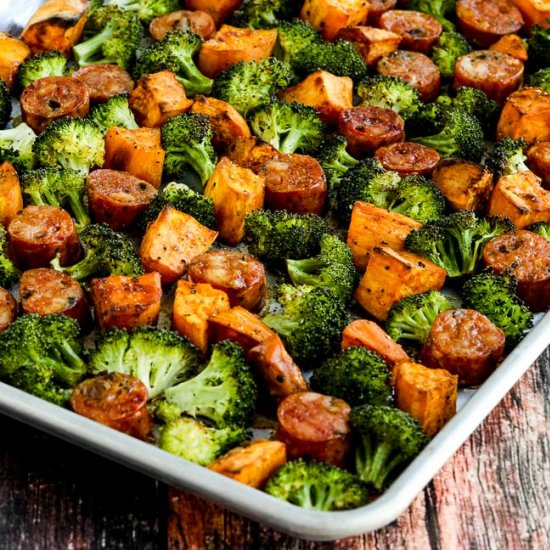 Sweet Potatoes Sausage Broccoli