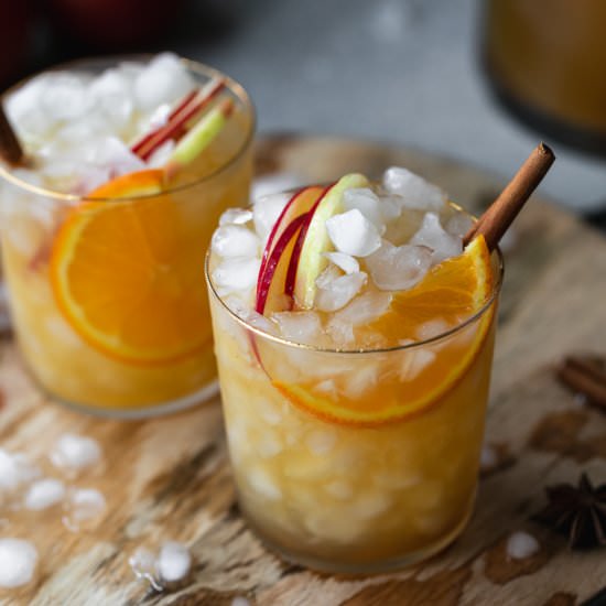 Spiced Orange Apple Cider Sangria