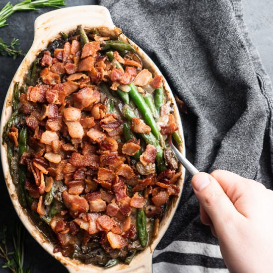 Dairy Free Green Bean Casserole