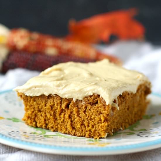 Frosted Pumpkin Spice Cake