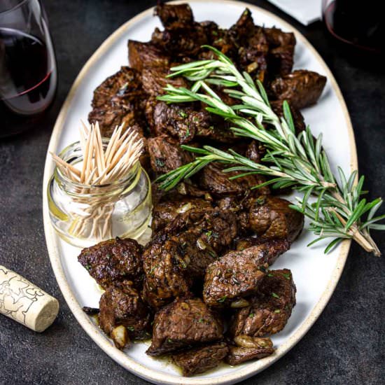 Garlic Butter Steak Bites
