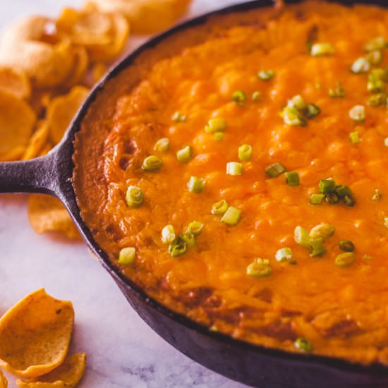 Warm Skillet Bean Dip