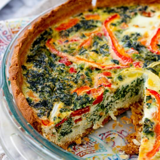 Veggie-Packed Paleo Quiche