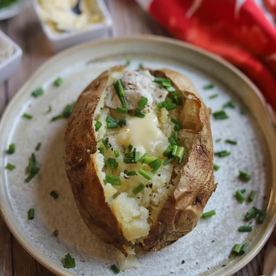 Air fryer baked potato