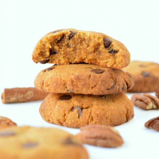 Pumpkin Chocolate Chips Cookies