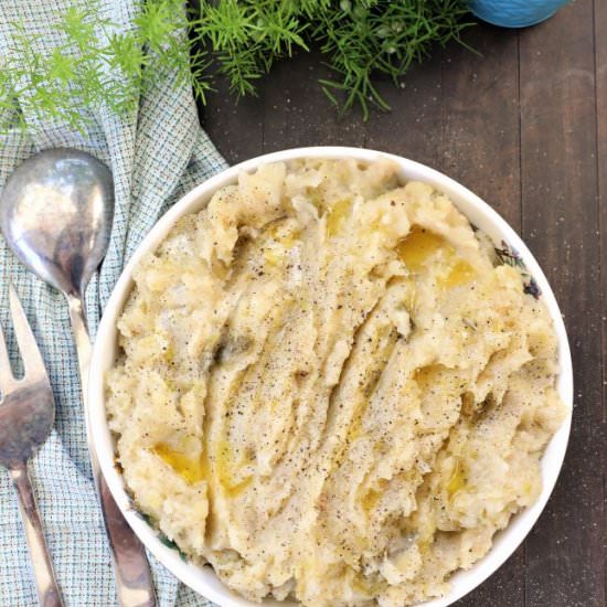 Crock Pot Mashed Potato Cabbage