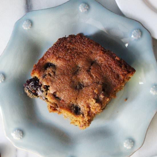 Paleo Cherry Sheet Cake