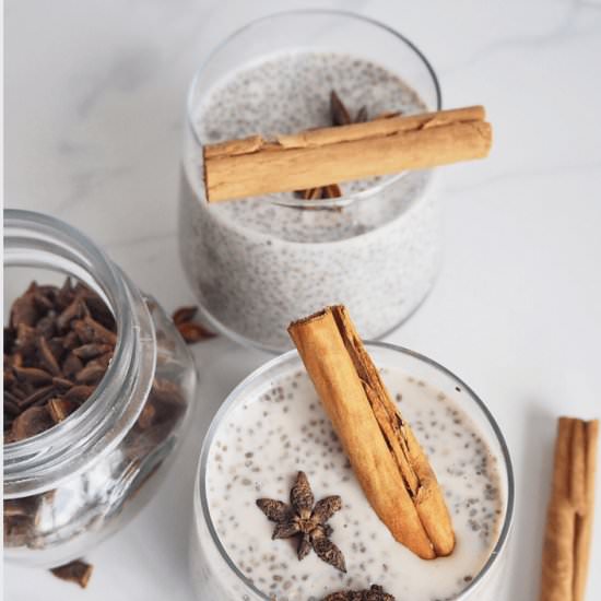 Chai Latte Chia Pudding