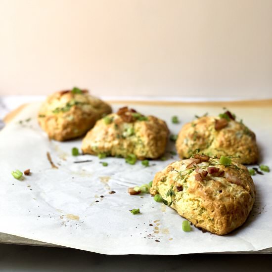 Bacon & Scallion Buttermilk Biscuit