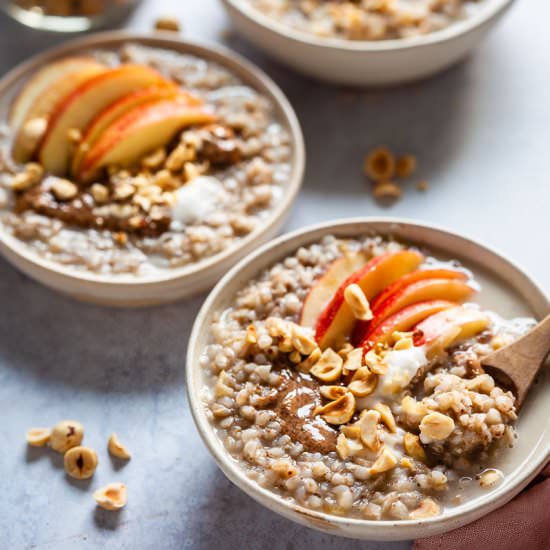 Apple Cinnamon Buckwheat Porridge