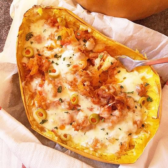 Italian Sausage Spaghetti Squash