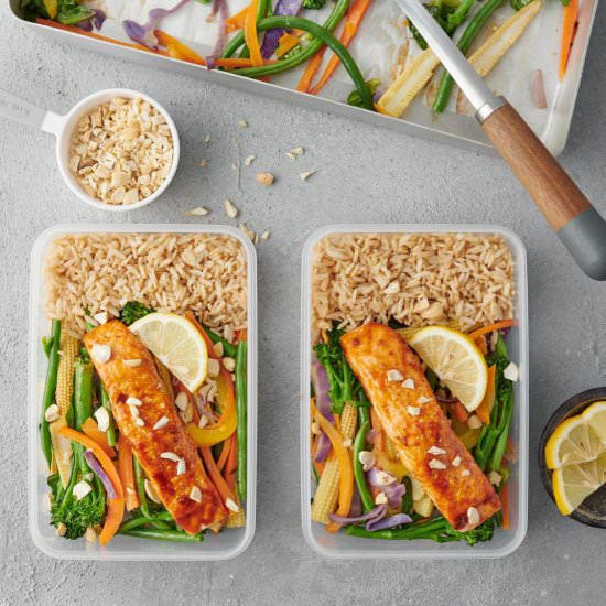 Meal Prep Sweet and Spicy Shrimp