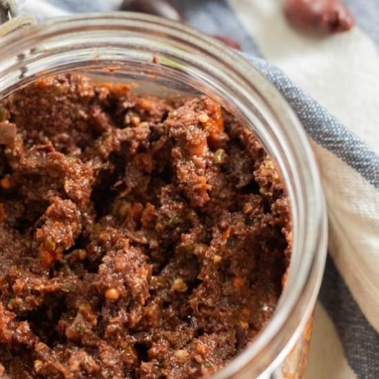 Vegan Black Olive Tapenade