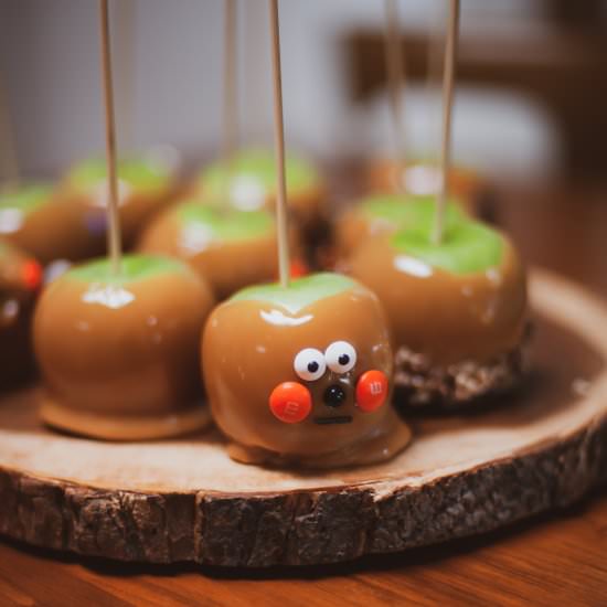 Halloween Caramel Apples