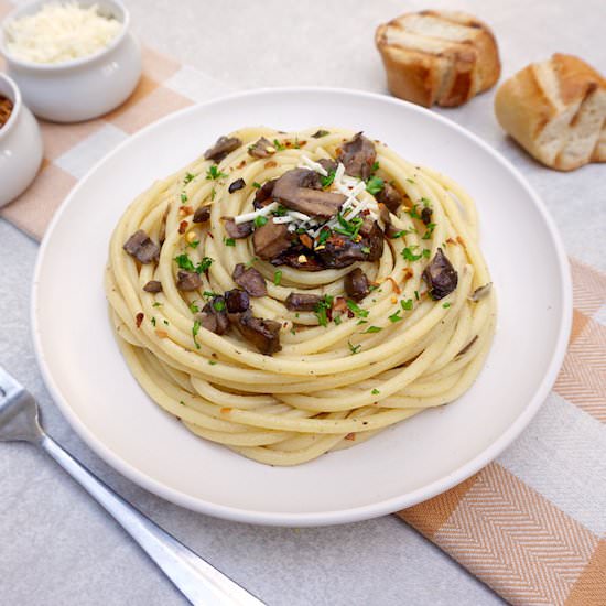 Mushroom Cacio e Pepe