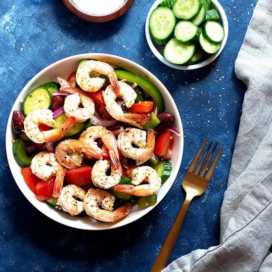 20-minute Greek Shrimp Salad