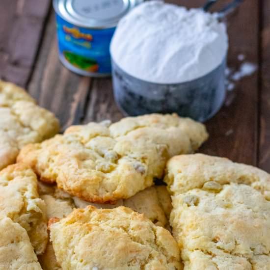 Green Chile & Cheddar Cheese Scones